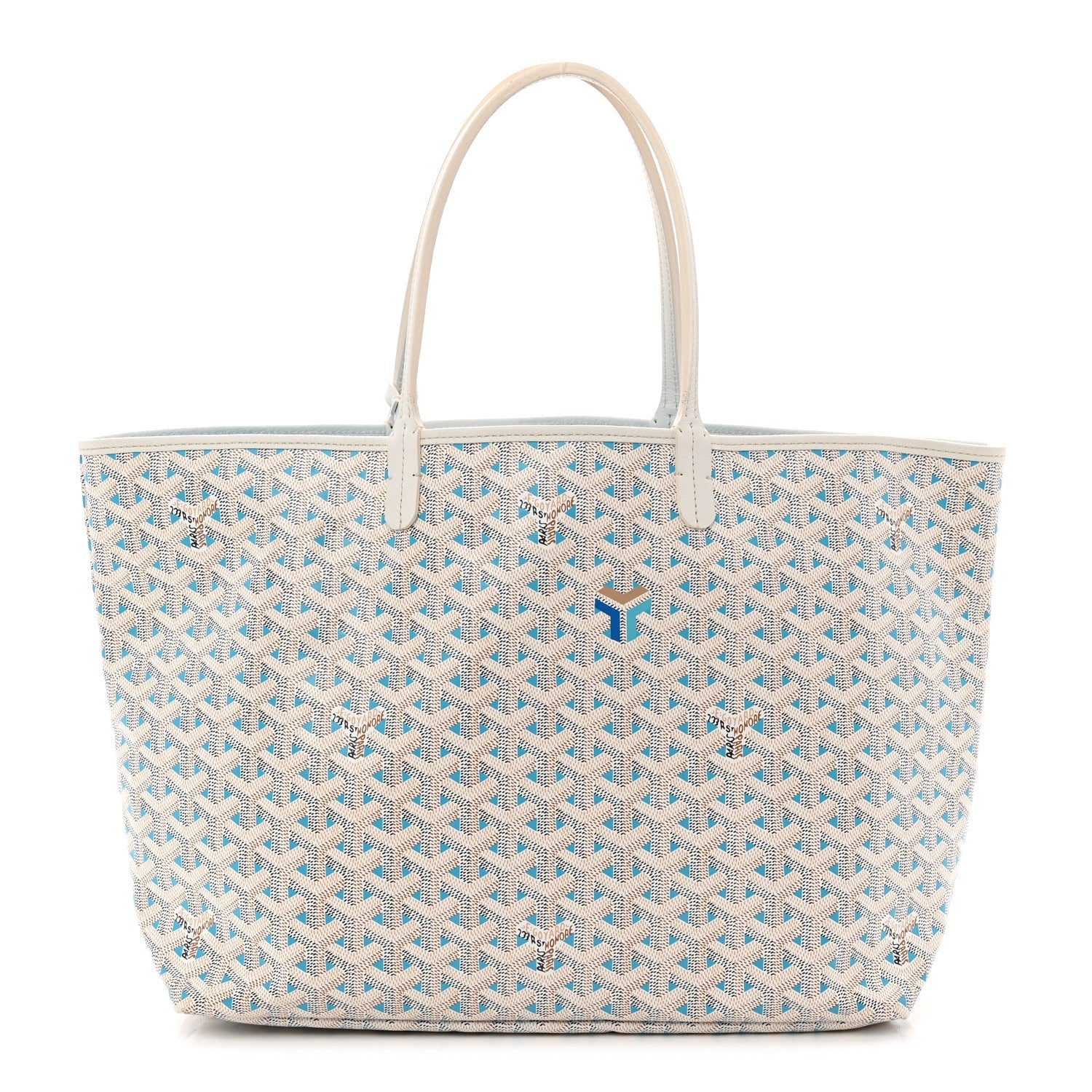 Goyardine Saint Louis Claire Voie PM White Opaline