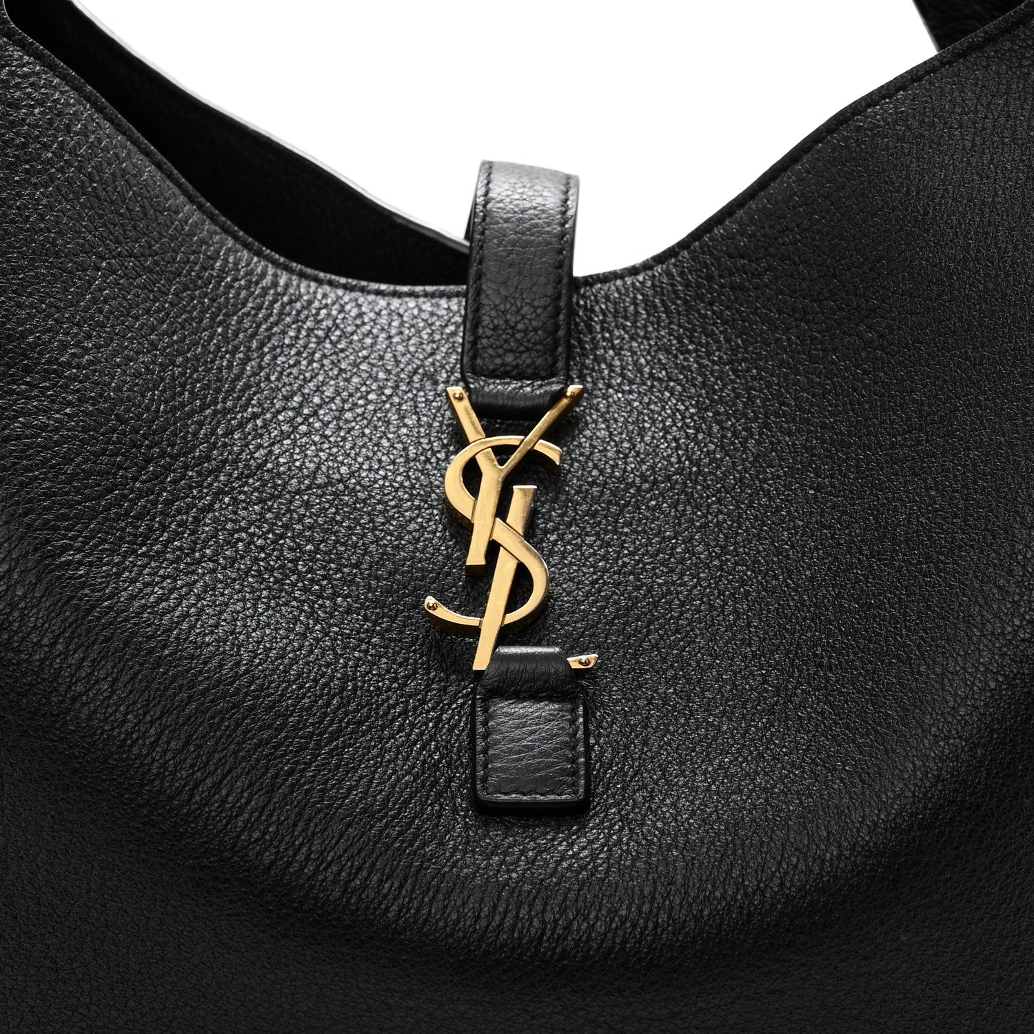 Grained Deerskin Bea Tote Black