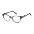 Marc Jacobs Eyeglasses Cat Eye Full Rim, Transparent Grey Frame and Clear Demo Lenses Lens MARC6280KB700