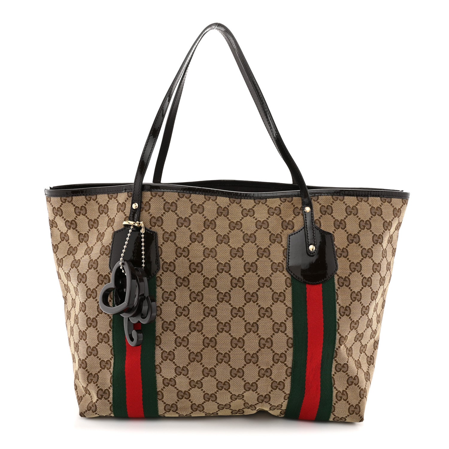 Monogram Web Large Jolie Tote Brown