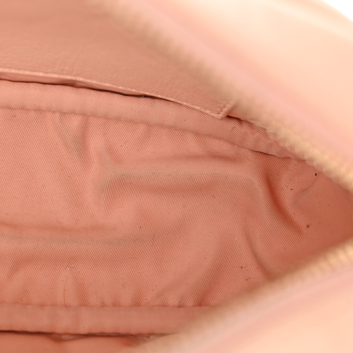 Lambskin Quilted Mini Lola Camera Bag Peach