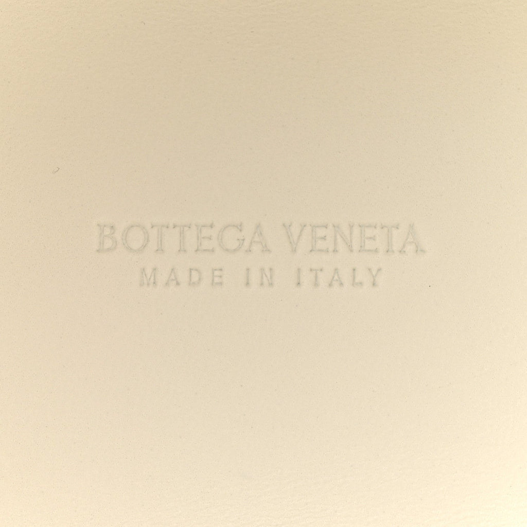 Nappa Intrecciato Mini Heart Cabat White