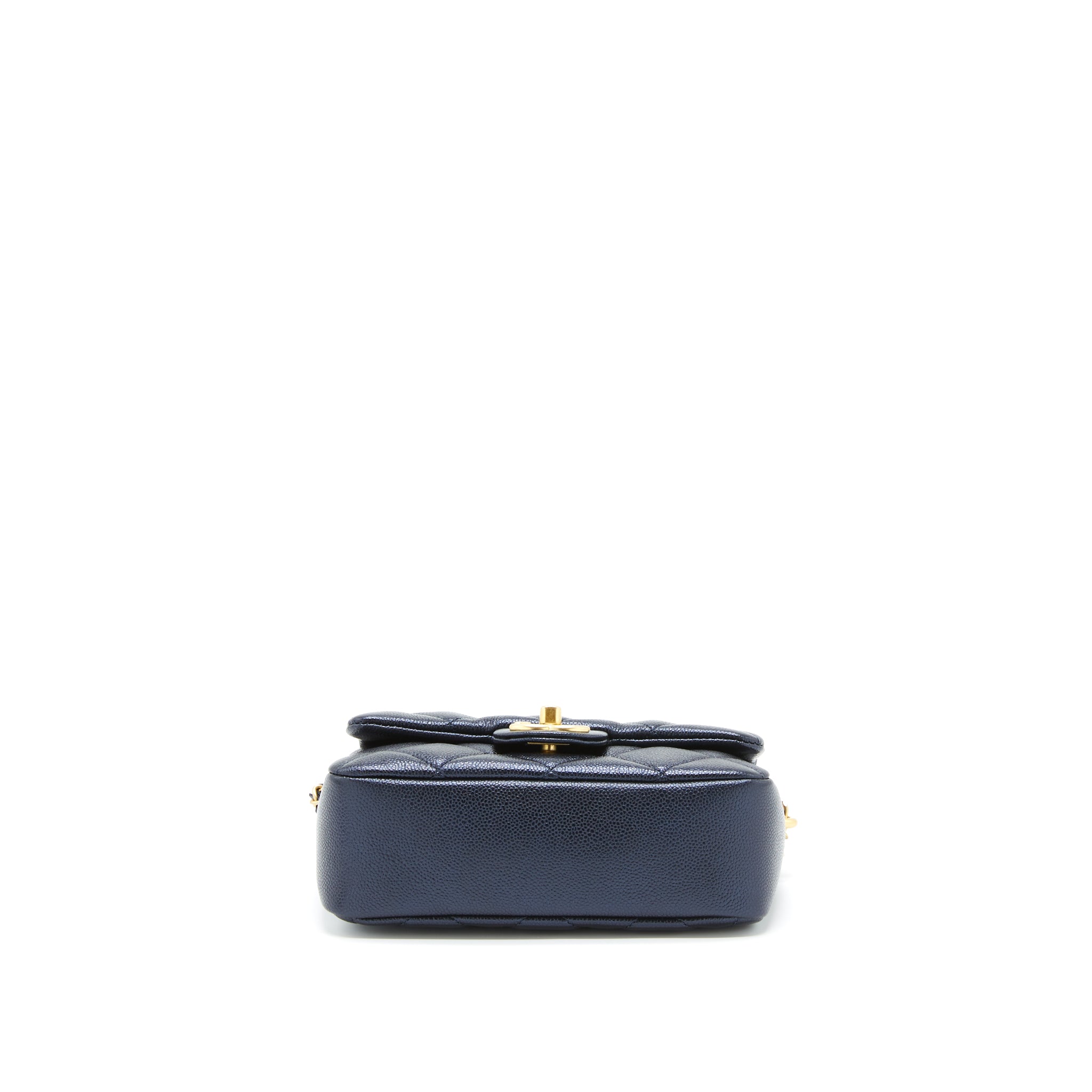 Chanel 21k My Perfect Mini Flap Bag Caviar Black