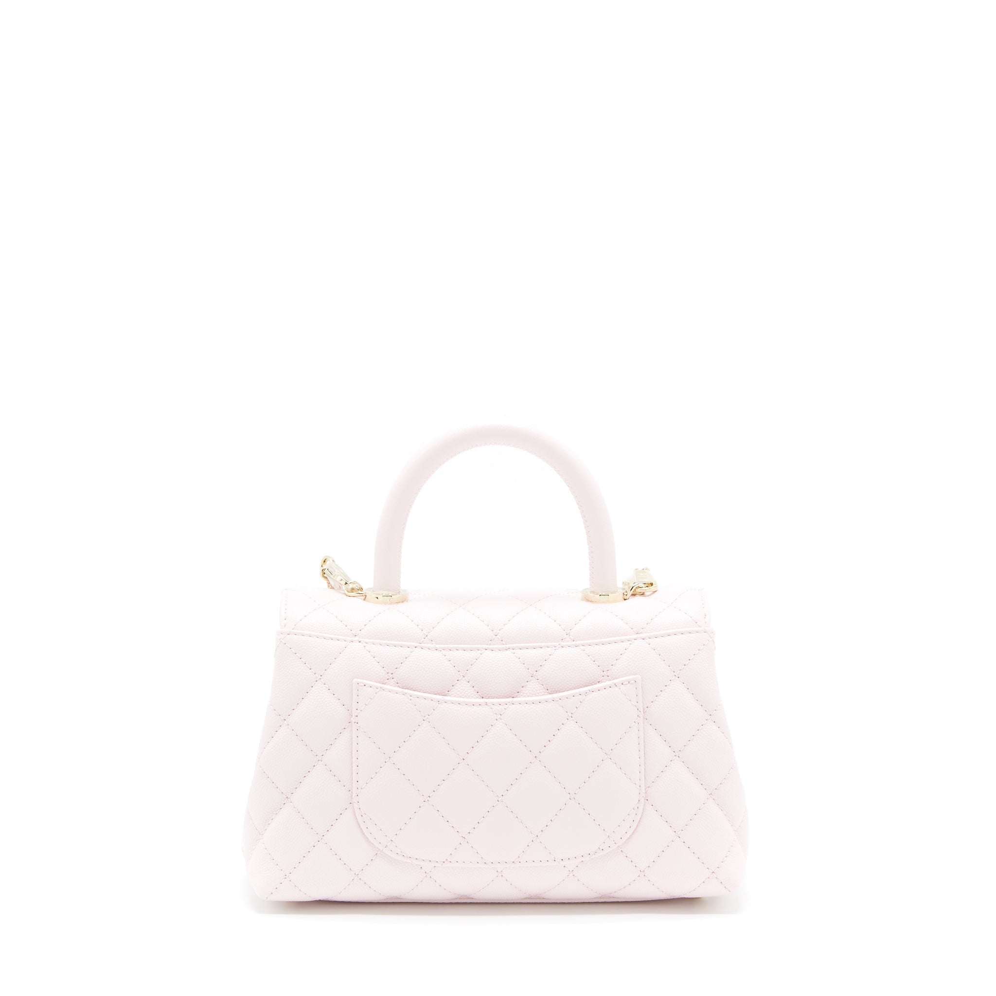 Chanel Small Coco Handle Caviar Light Pink NG750 L