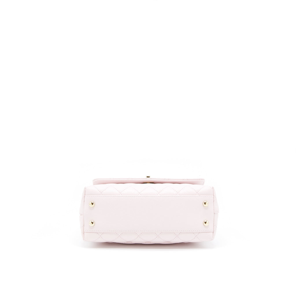Chanel Small Coco Handle Caviar Light Pink NG750 L