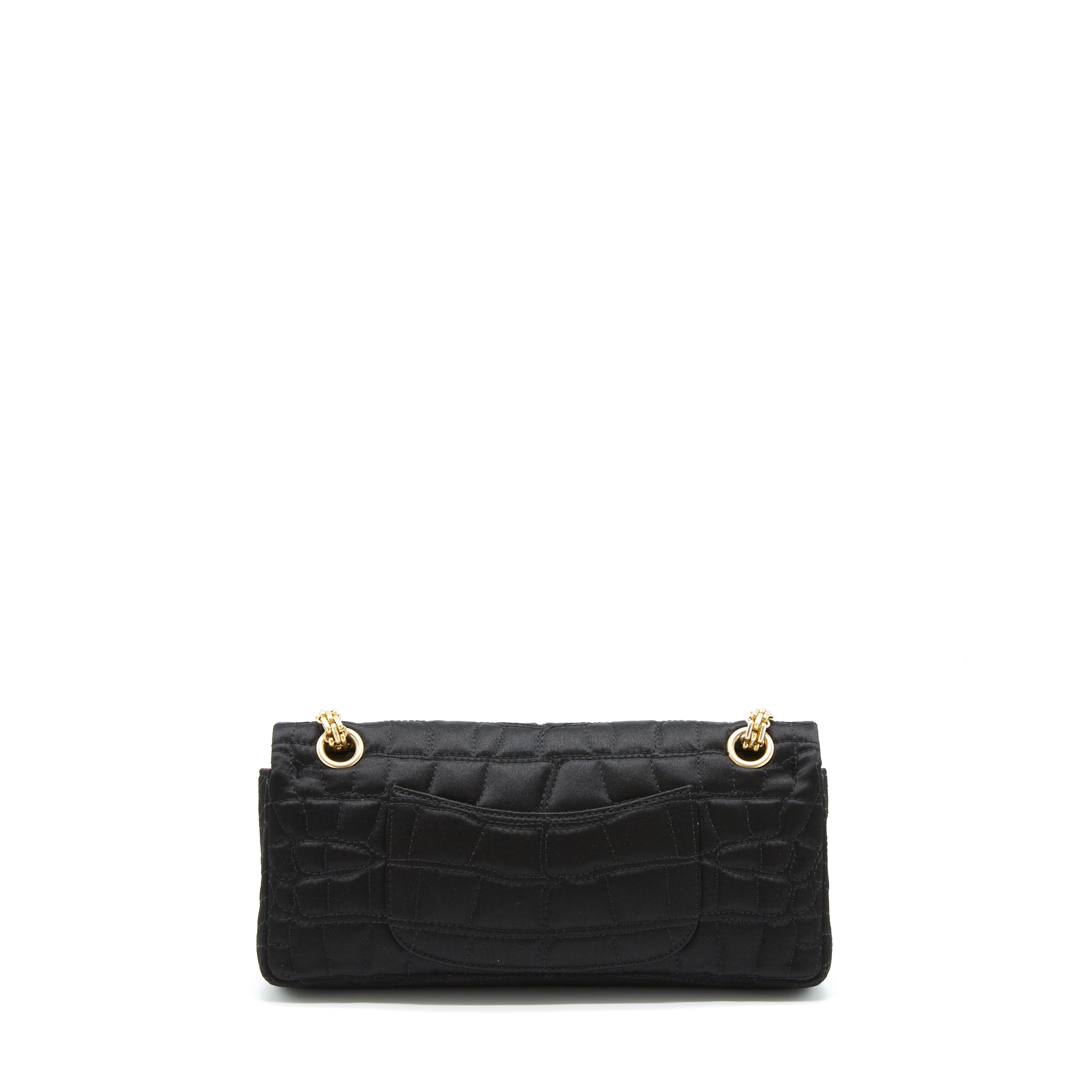 Chanel 2.55 Reissue Flap Bag Satin Black