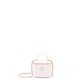 Chanel 22P Top Handle Mini Vanity With Chain Lambskin Light Pink L