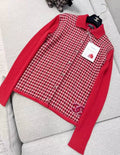 Chanel 24k red cardigan