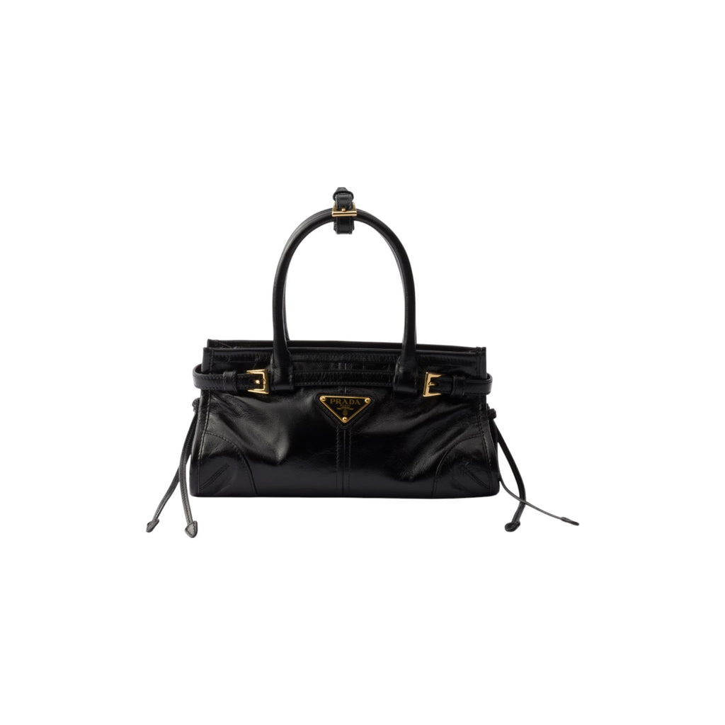 Bonnie leather mini handbag Black