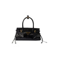 Bonnie leather mini handbag Black