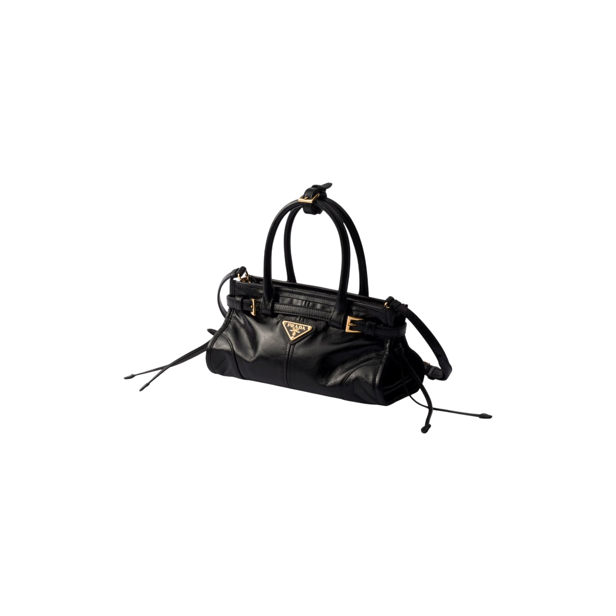 Bonnie leather mini handbag Black