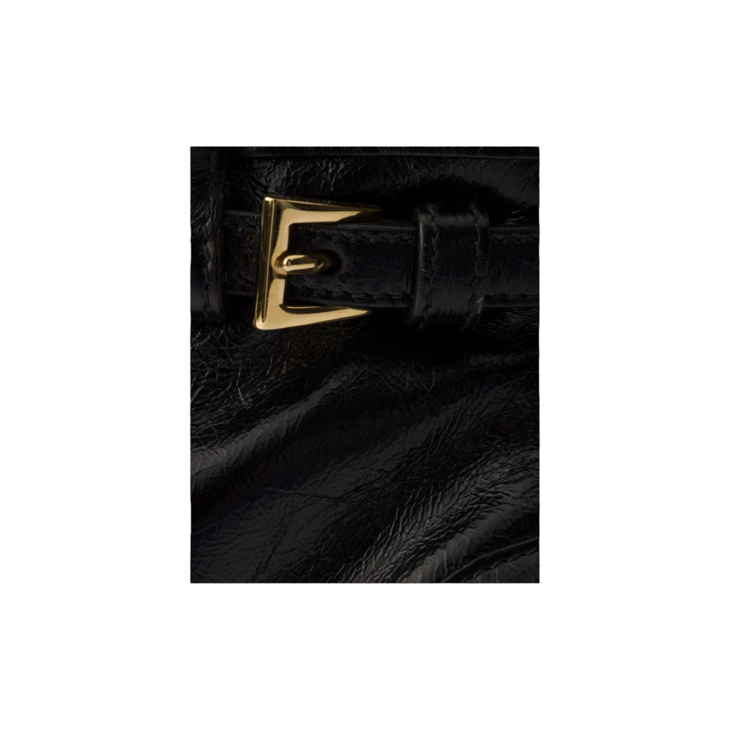 Bonnie leather mini handbag Black