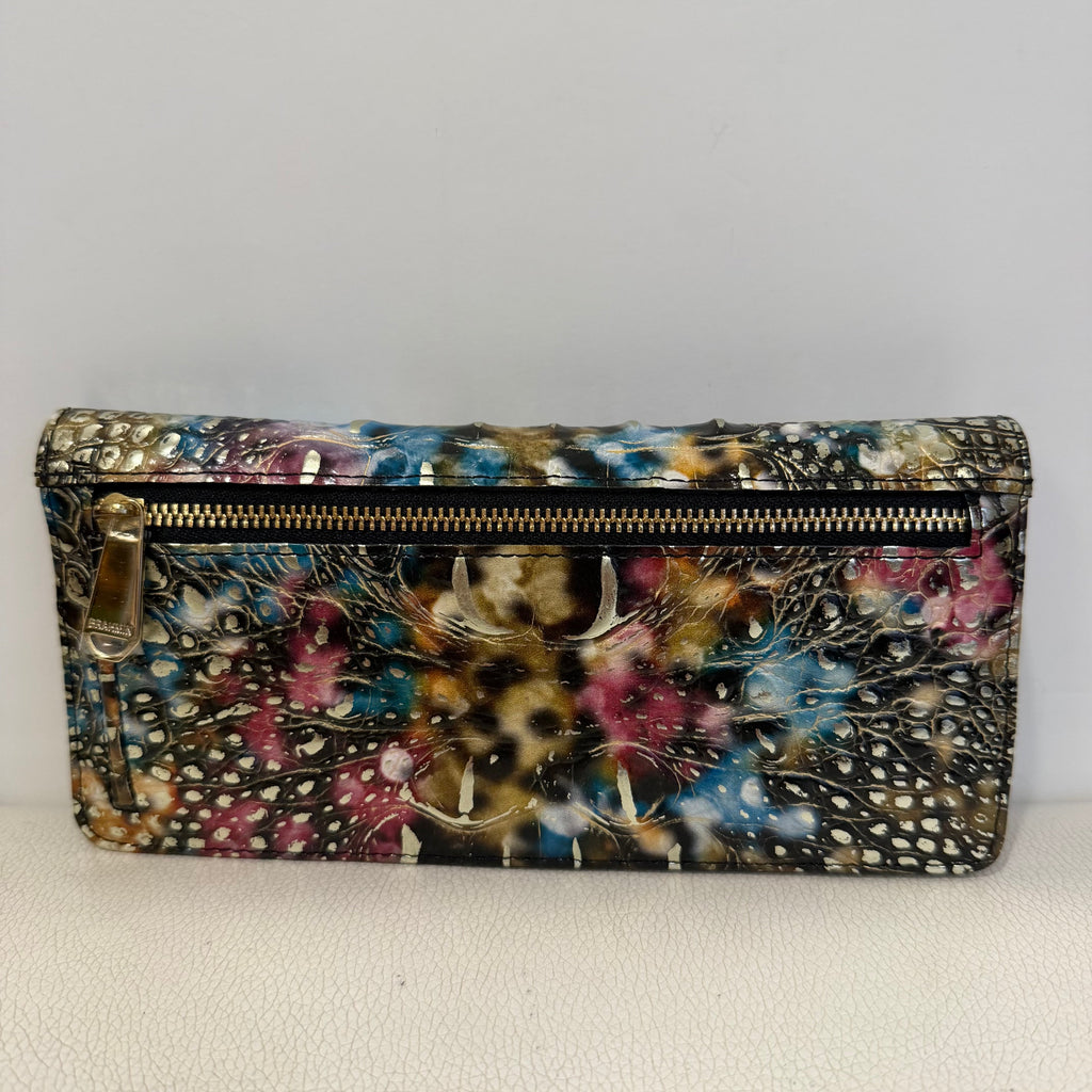 BRAHMIN Retrograde Metallic Ady Wallet NWOT