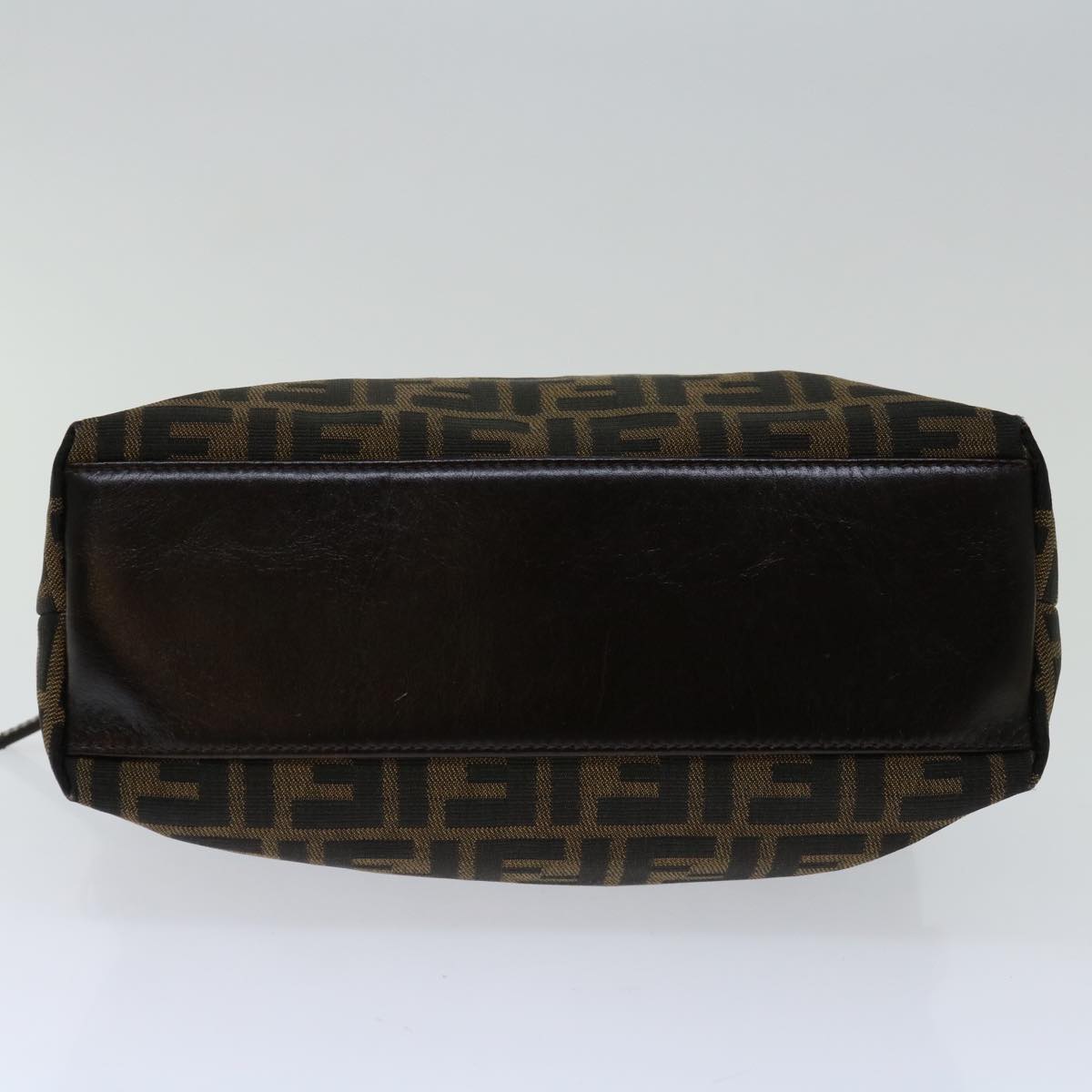 Fendi Zucca Brown Canvas Handbag (Authentic  )