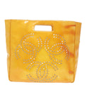 Chanel Yellow Patent Leather Handbag (Authentic  )