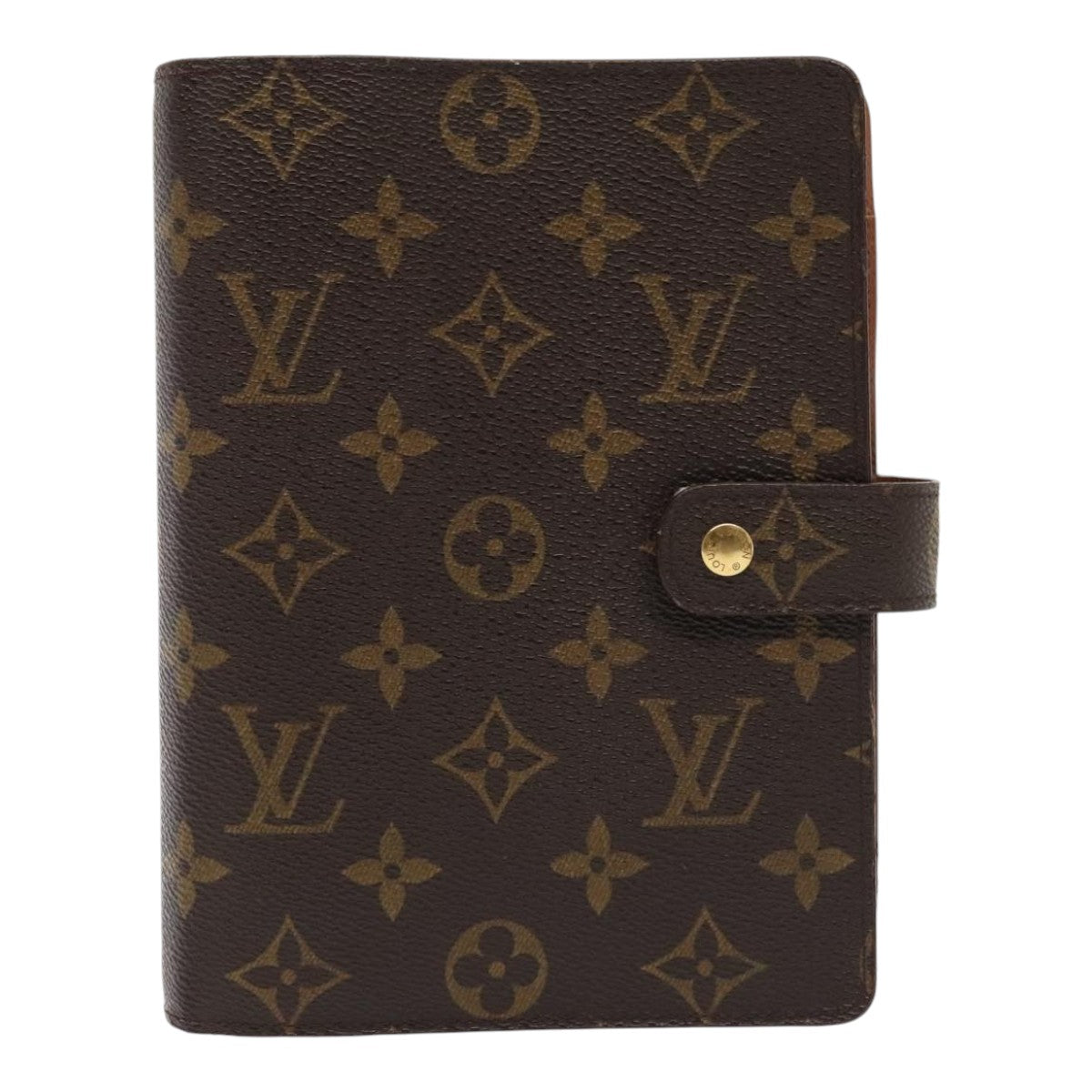 Louis Vuitton Agenda Cover Brown Canvas Wallet  (Authentic  )