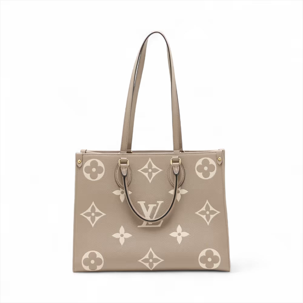 Louis Vuitton Bicolor Monogram Giant On the Go MM Dove x Cream