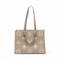 Louis Vuitton Bicolor Monogram Giant On the Go MM Dove x Cream