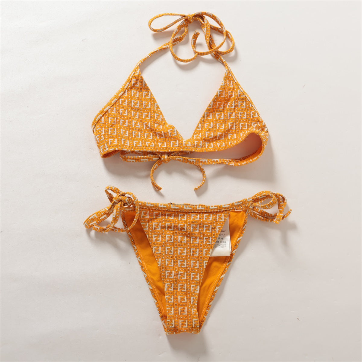 Fendi Zucca Nylon Swimwear Orange