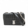 Burberry TB Lola Leather Chain Shoulder Bag Black
