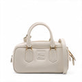 Miu Miu Arcadie Leather Two-Way Handbag White