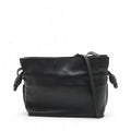 Loewe Flamenco Clutch Mini Leather Shoulder Bag Black