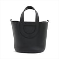 Hermès In the Loop 18 Taurillon Clemence × Veau Swift Black