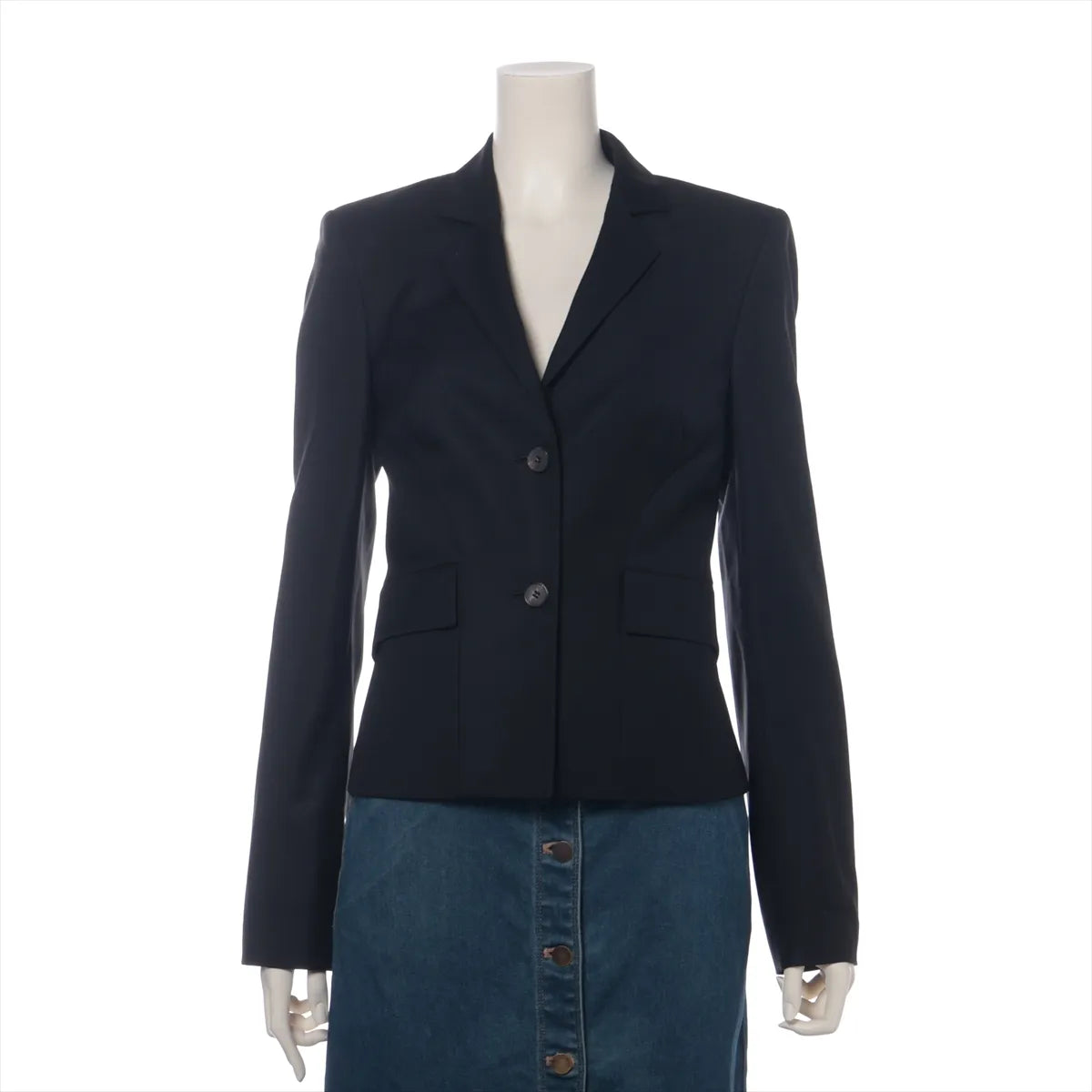 Alexander McQueen Wool Tailored Jacket Black