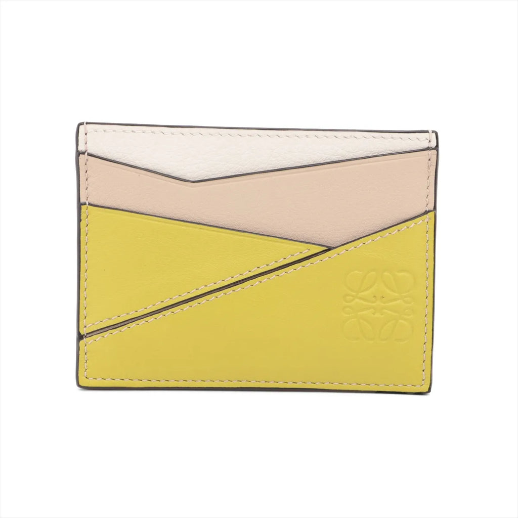 Loewe Anagram Puzzle Leather Card Case Multicolor