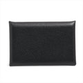 Hermès Calvi Veau Epsom Card Case Black