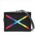 Louis Vuitton Rainbow Taiga Soft Trunk Shoulder Bag Black