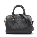 Louis Vuitton Monogram Empreinte Speedy Bandouliere 20 Black