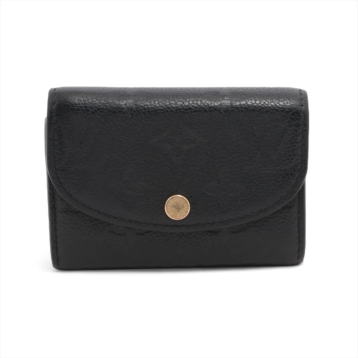 Louis Vuitton Monogram Empreinte Rosary Coin Purse Noir