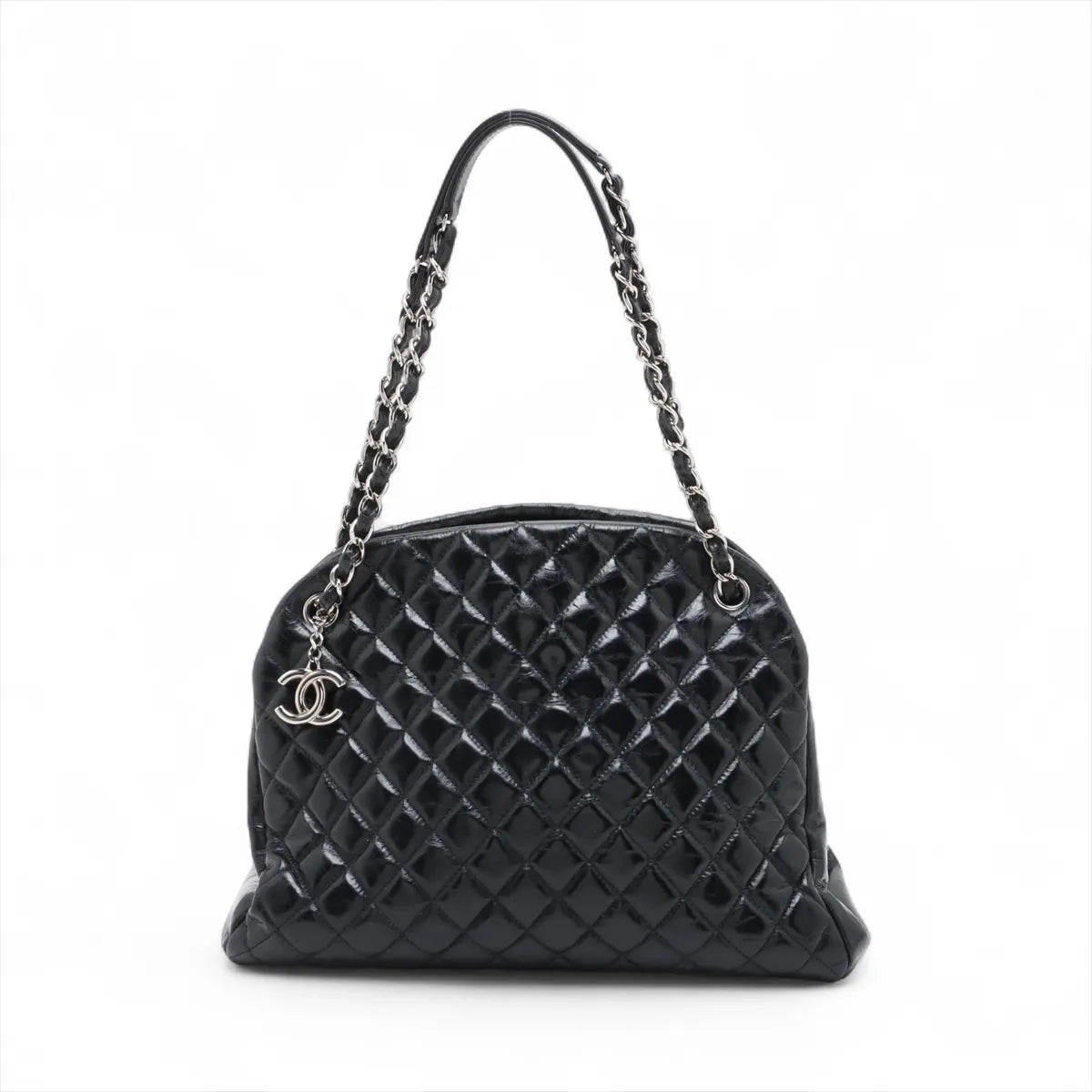Chanel Mademoiselle Vintage Crinkled Calf Chain Shoulder Bag