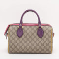 Gucci GG Supreme Patent Leather Handbag Multicolor