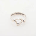 Tiffany & Co. Open Heart Ring Silver