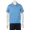 Prada Cotton Polo Shirt Blue