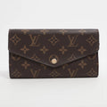 Louis Vuitton Monogram Sarah Long Wallet