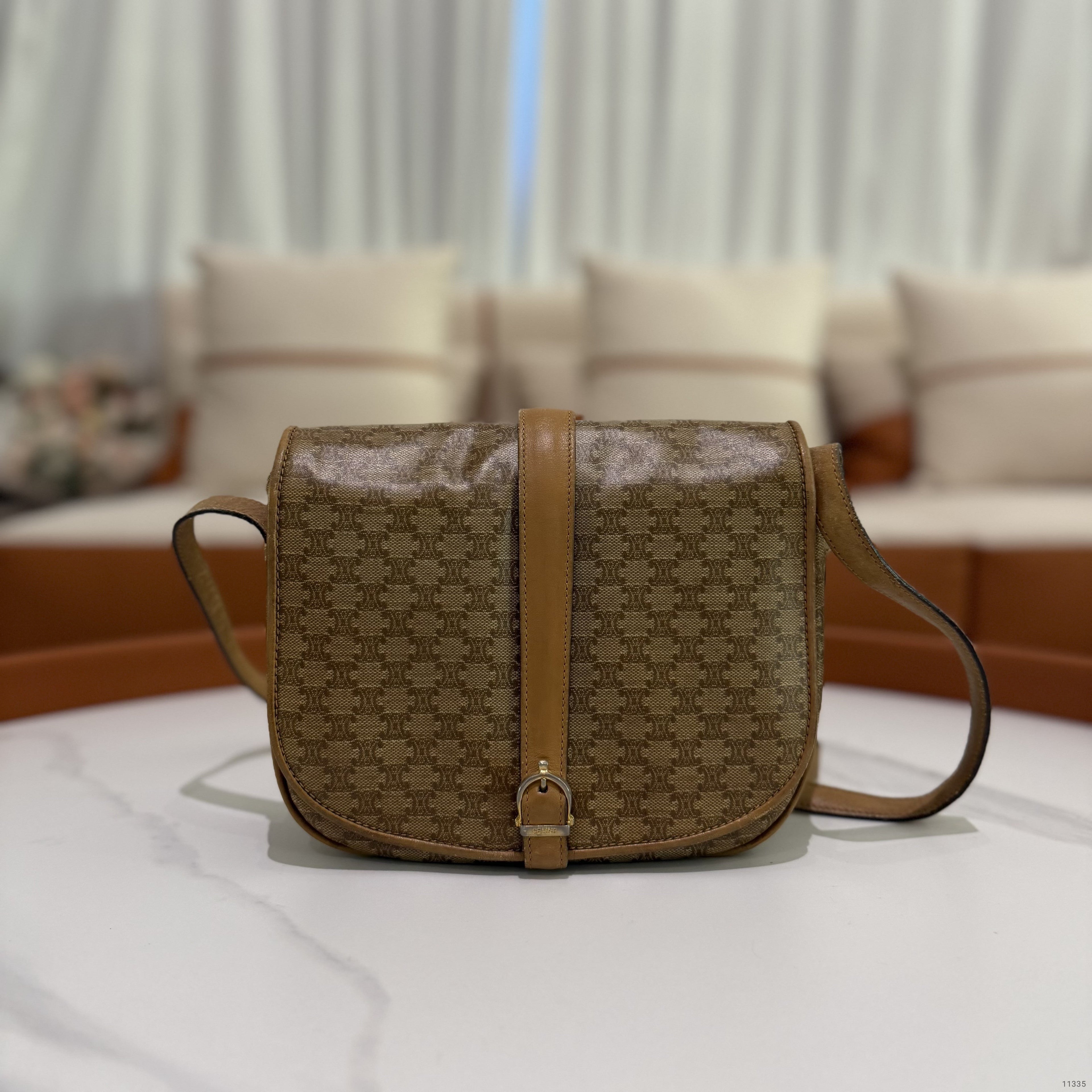 Celine Triomphe Saddle Bag Vintage