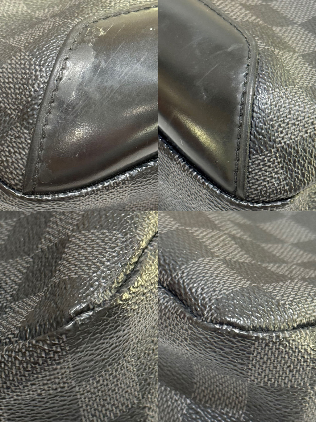 LOUIS VUITTON AVENUE BLACK CHECKERED BACKPACK