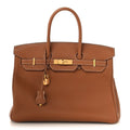 Togo Birkin 35 Gold