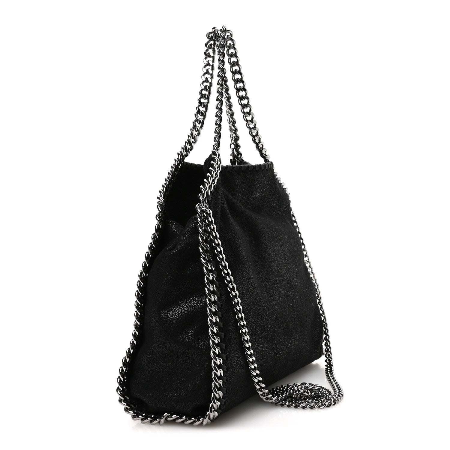 Shaggy Deer Mini Falabella Tote Black