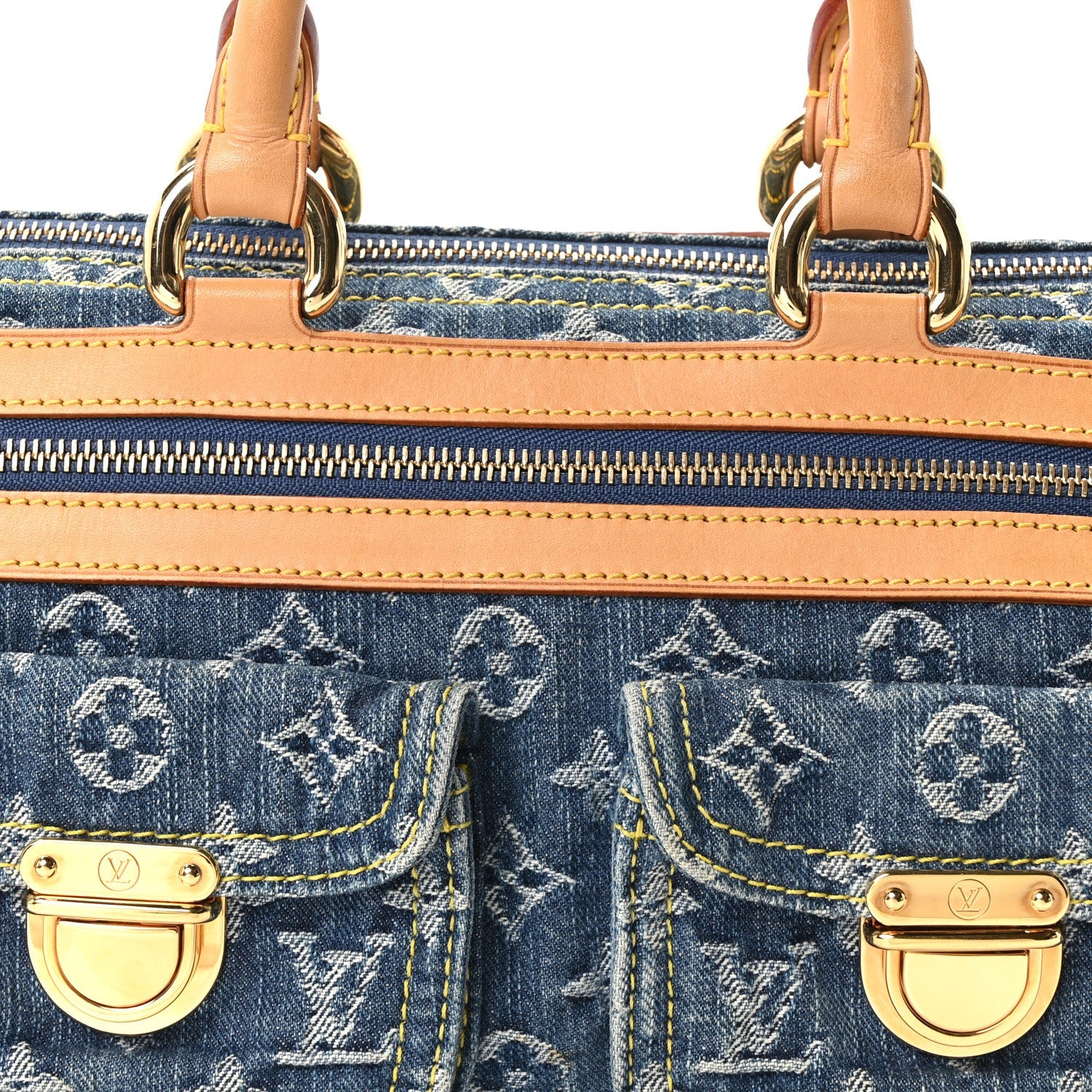 Monogram Denim Neo Speedy Blue