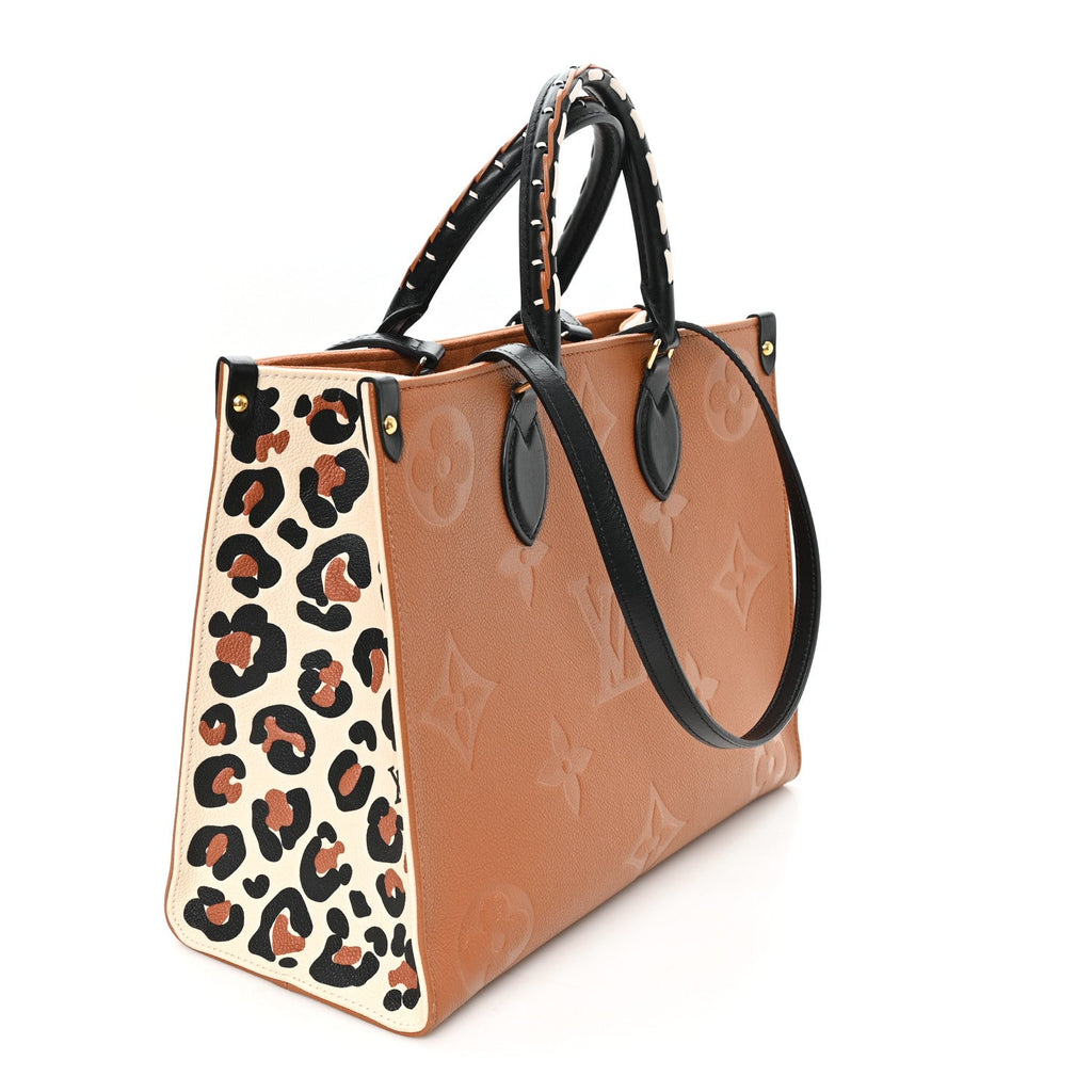 Empreinte Monogram Giant Wild At Heart Onthego MM Caramel