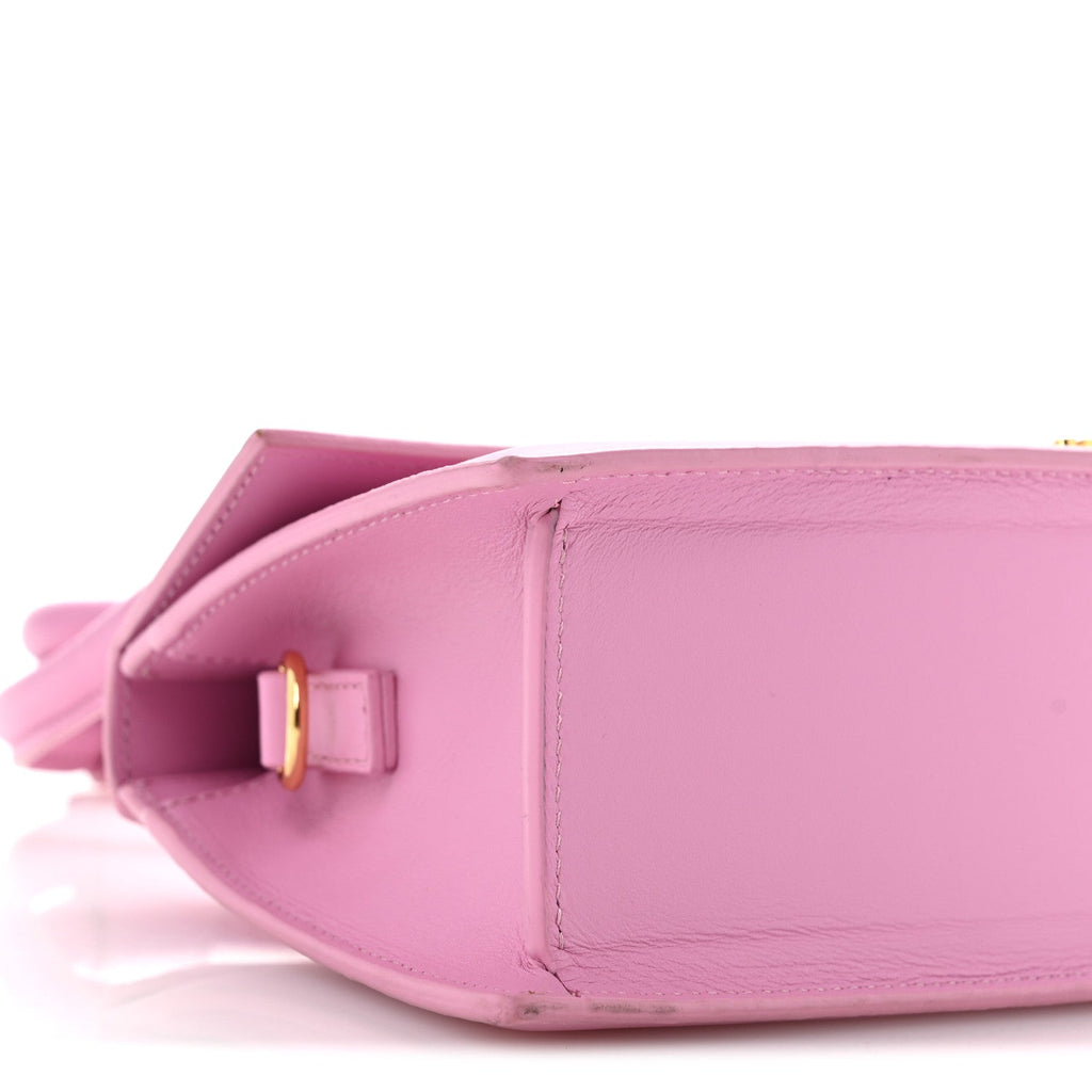 Smooth Calfskin Le Chiquito Noeud Light Pink