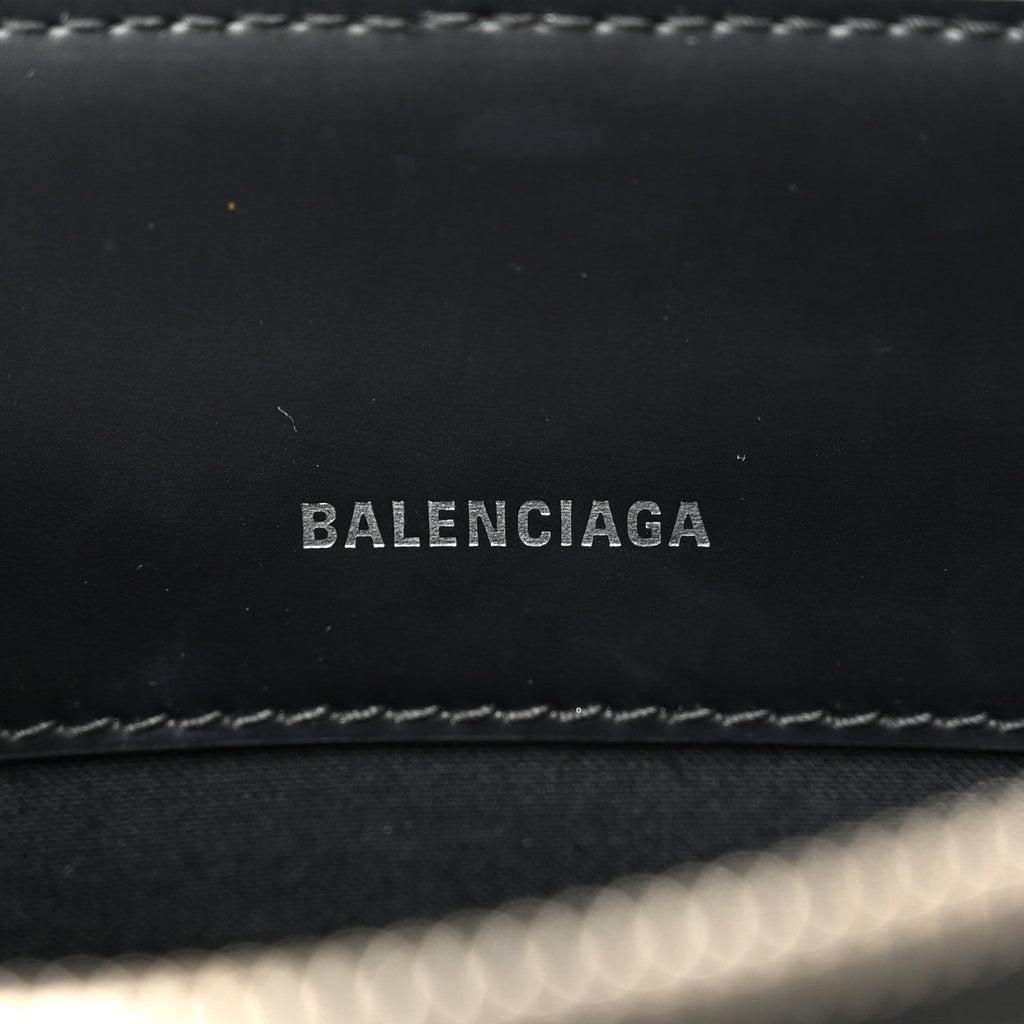 Cotton Canvas Pochette Crossbody Bag Black