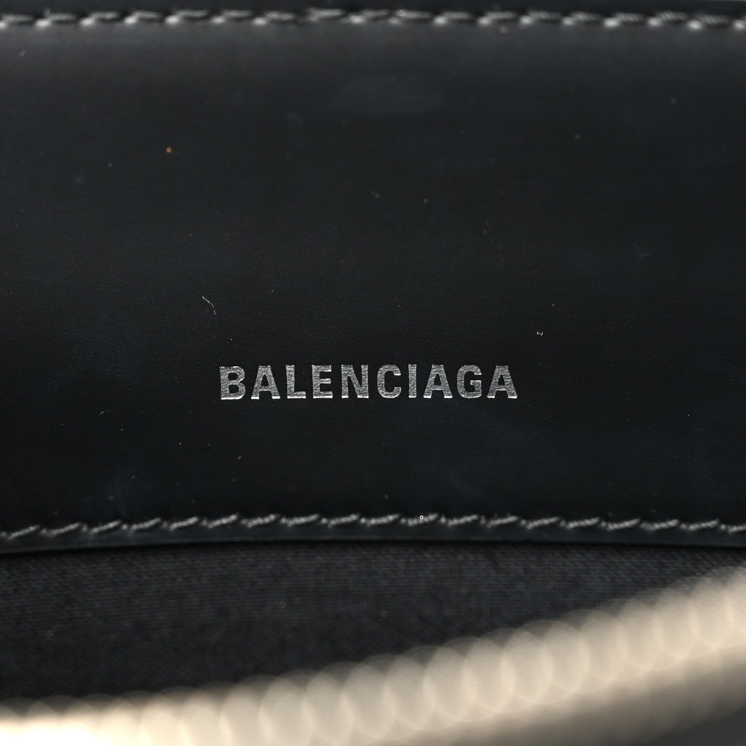 Cotton Canvas Pochette Crossbody Bag Black