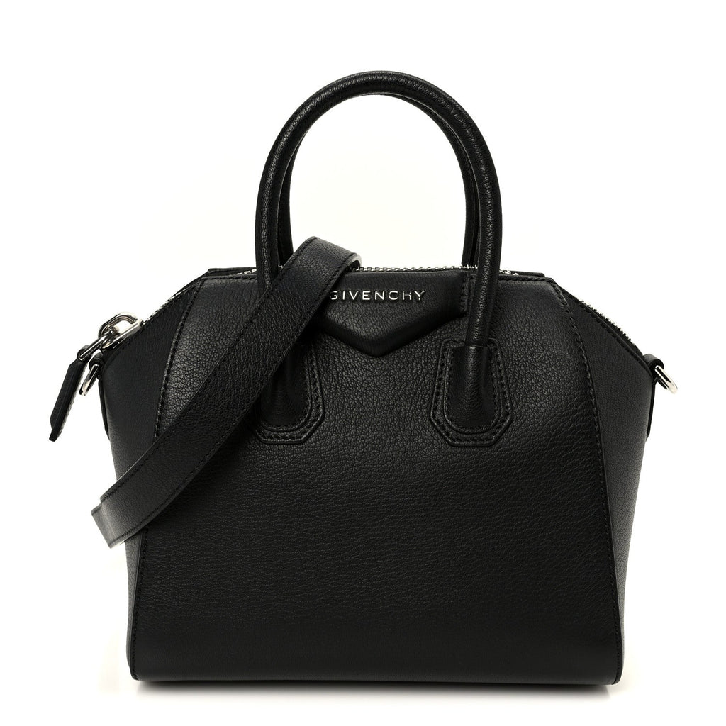 Sugar Goatskin Mini Antigona Black