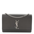 Grain De Poudre Medium Classic Monogram Kate Satchel Earth