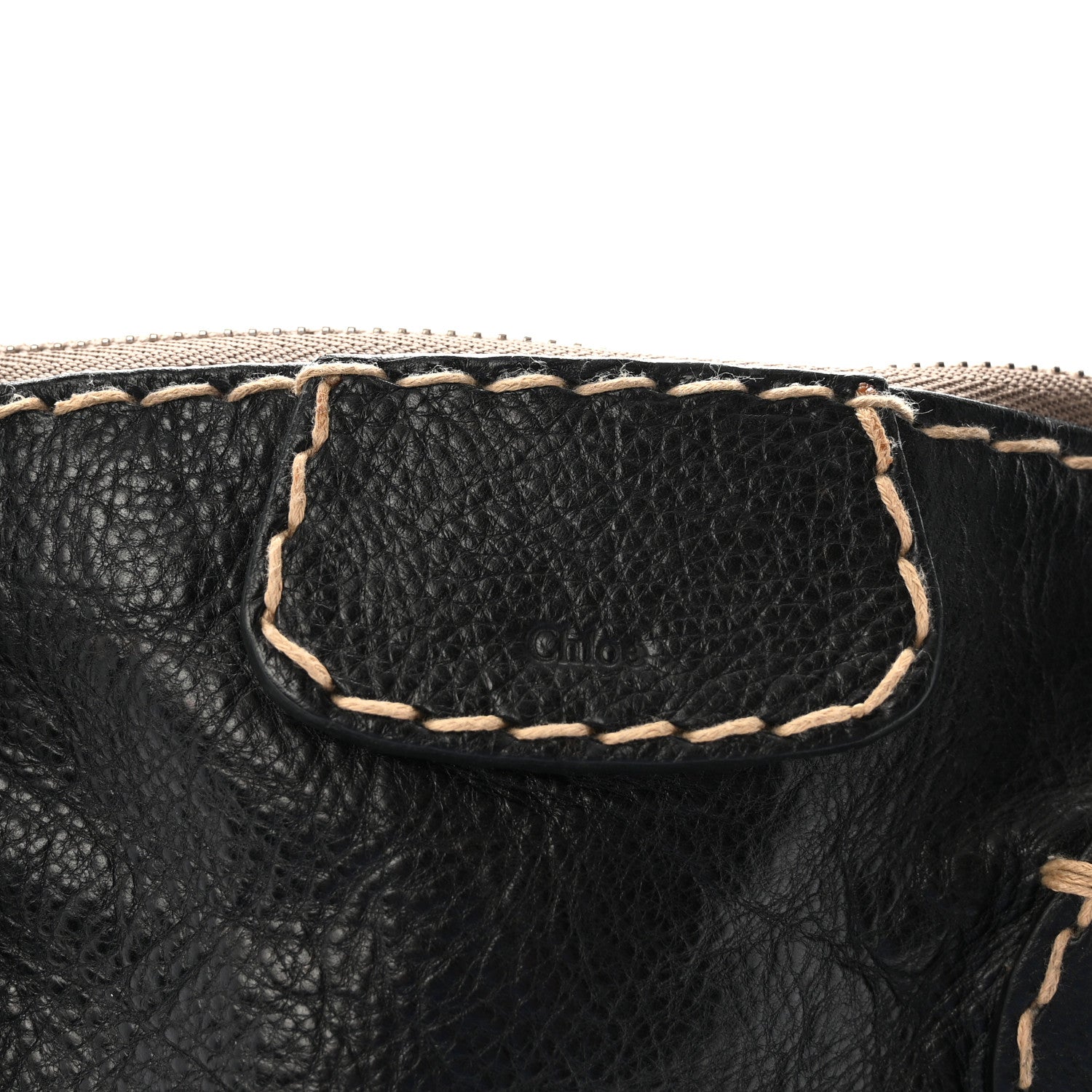 Calfskin Edith Dome Bowler Black